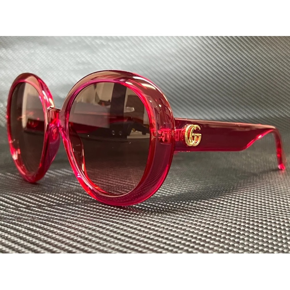 Gucci Sunglasses GG0712S 004 Pink Pink
Gradient Women's Sunglasses 55 mm